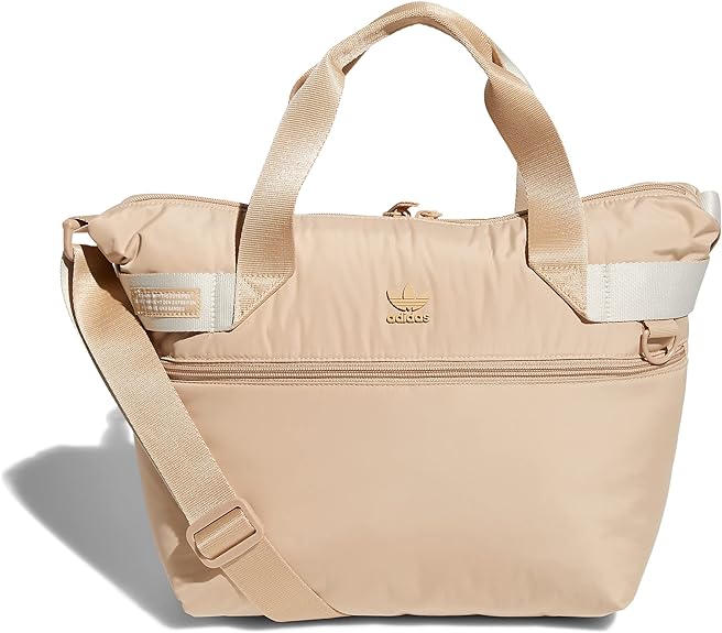 The adidas originals tote bag in beige.